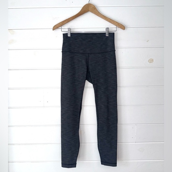 Lululemon Wunder Under High Rise 7/8 Tight Full-On Luxtreme 25" Heathered Black - Picture 3 of 11